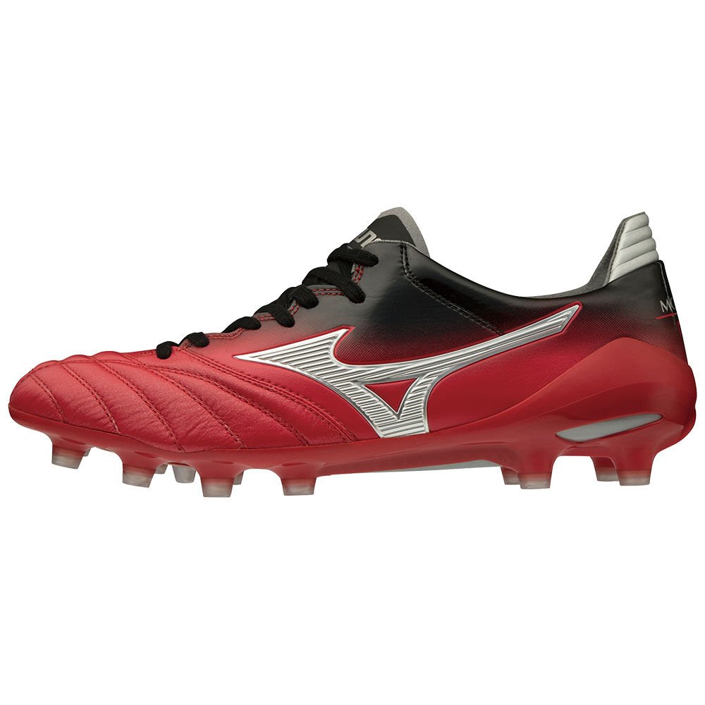 Scarpe Calcio Mizuno MORELIA NEO II JAPAN Donna - Rosse/Argento/Nere - 98072-DLPT